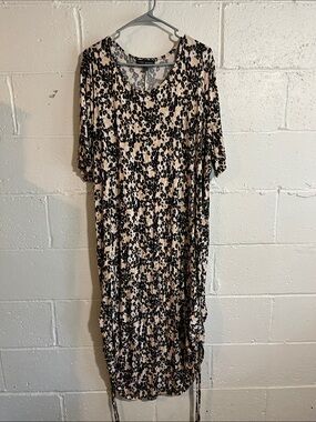 Lane Bryant Leopard-Print Maxi Lounge Dress- 22/24